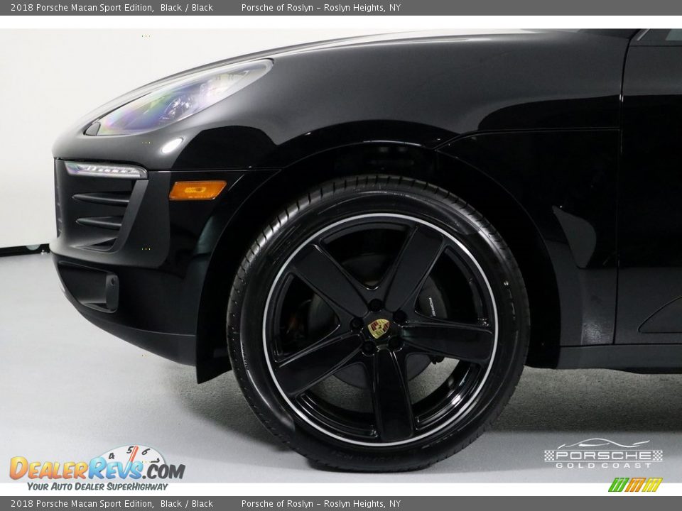 2018 Porsche Macan Sport Edition Black / Black Photo #11