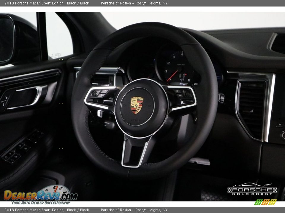 2018 Porsche Macan Sport Edition Black / Black Photo #14