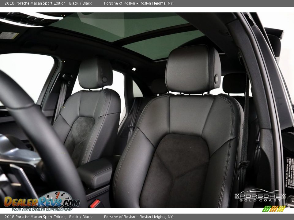 2018 Porsche Macan Sport Edition Black / Black Photo #22