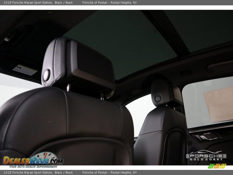 2018 Porsche Macan Sport Edition Black / Black Photo #26