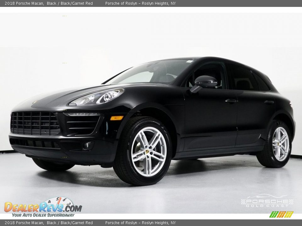 2018 Porsche Macan Black / Black/Garnet Red Photo #3