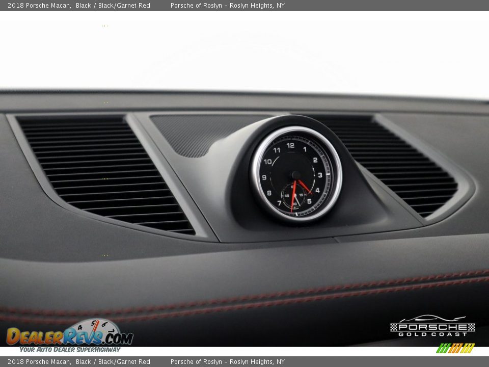 2018 Porsche Macan Black / Black/Garnet Red Photo #19