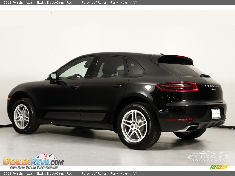 2018 Porsche Macan Black / Black/Garnet Red Photo #4