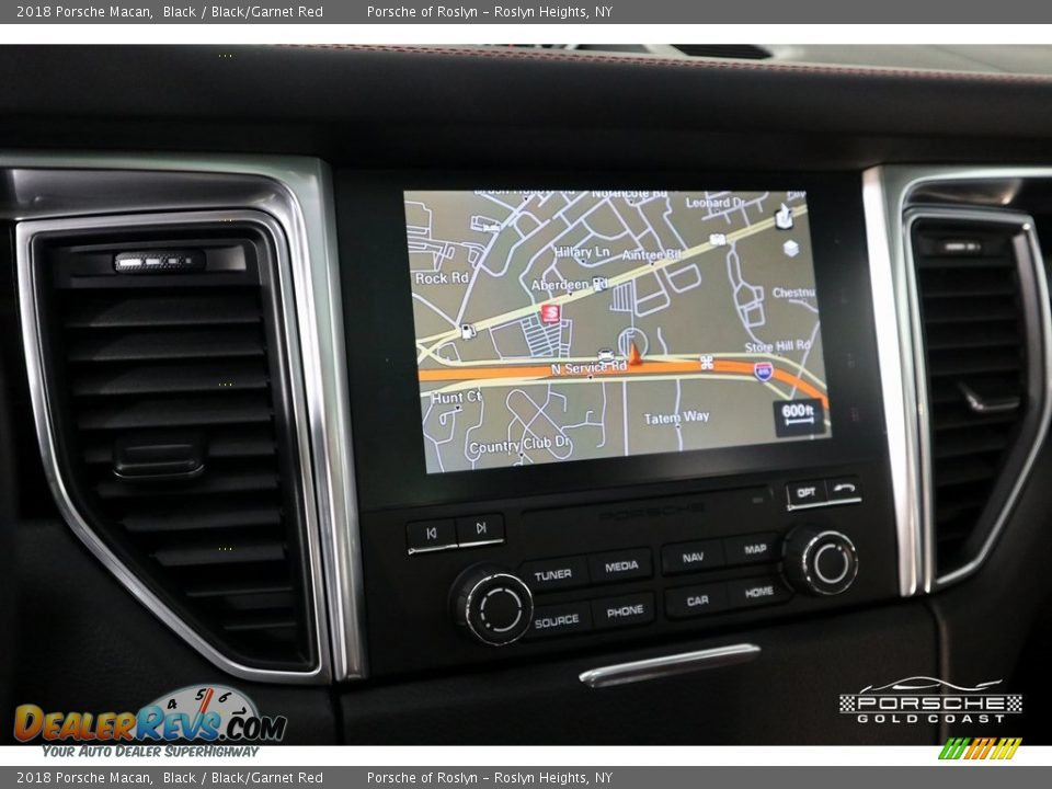 2018 Porsche Macan Black / Black/Garnet Red Photo #20