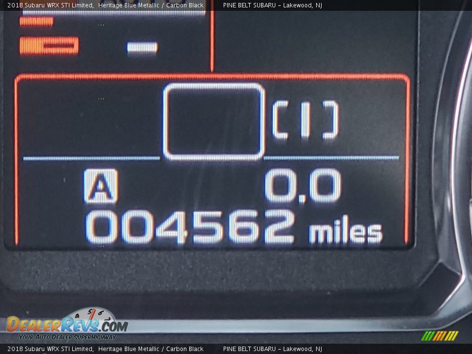 2018 Subaru WRX STI Limited Heritage Blue Metallic / Carbon Black Photo #6