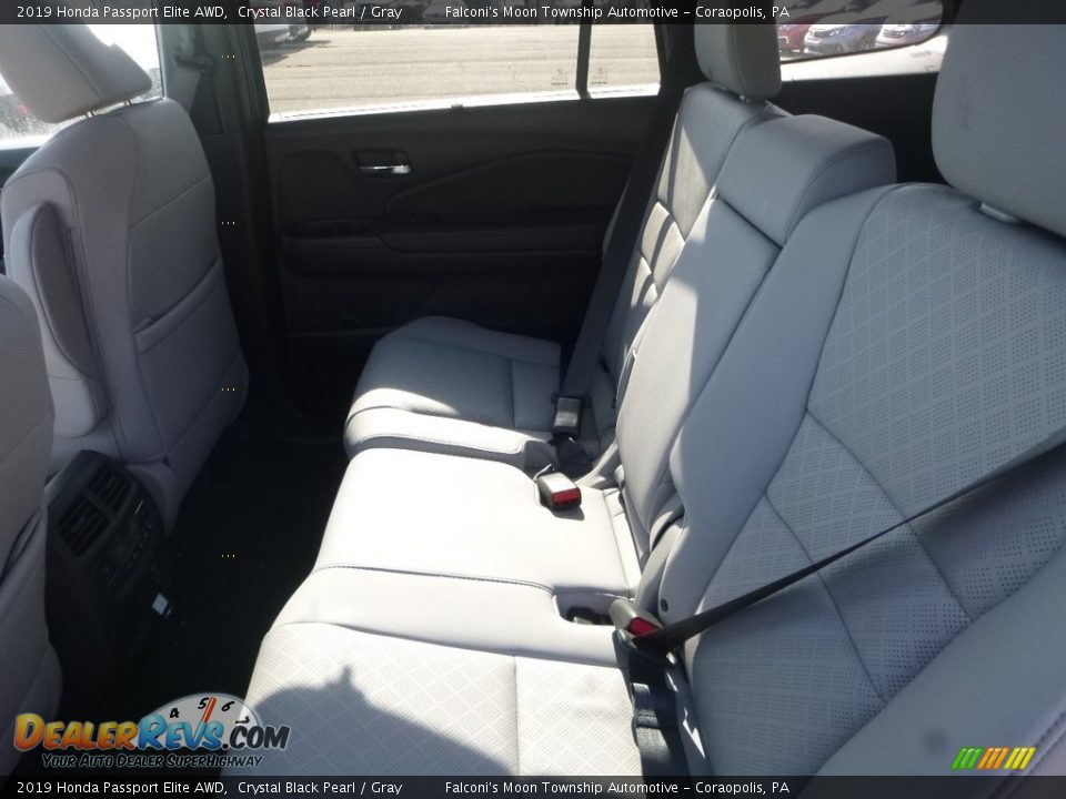 2019 Honda Passport Elite AWD Crystal Black Pearl / Gray Photo #9
