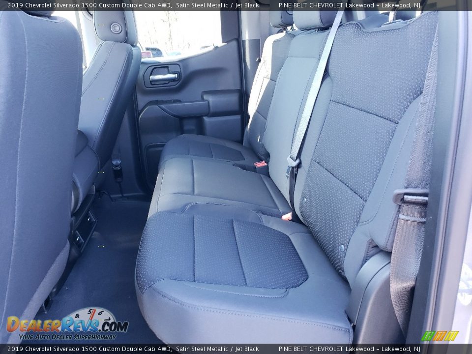2019 Chevrolet Silverado 1500 Custom Double Cab 4WD Satin Steel Metallic / Jet Black Photo #6