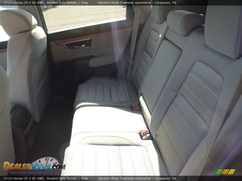 2019 Honda CR-V EX AWD Modern Steel Metallic / Gray Photo #9