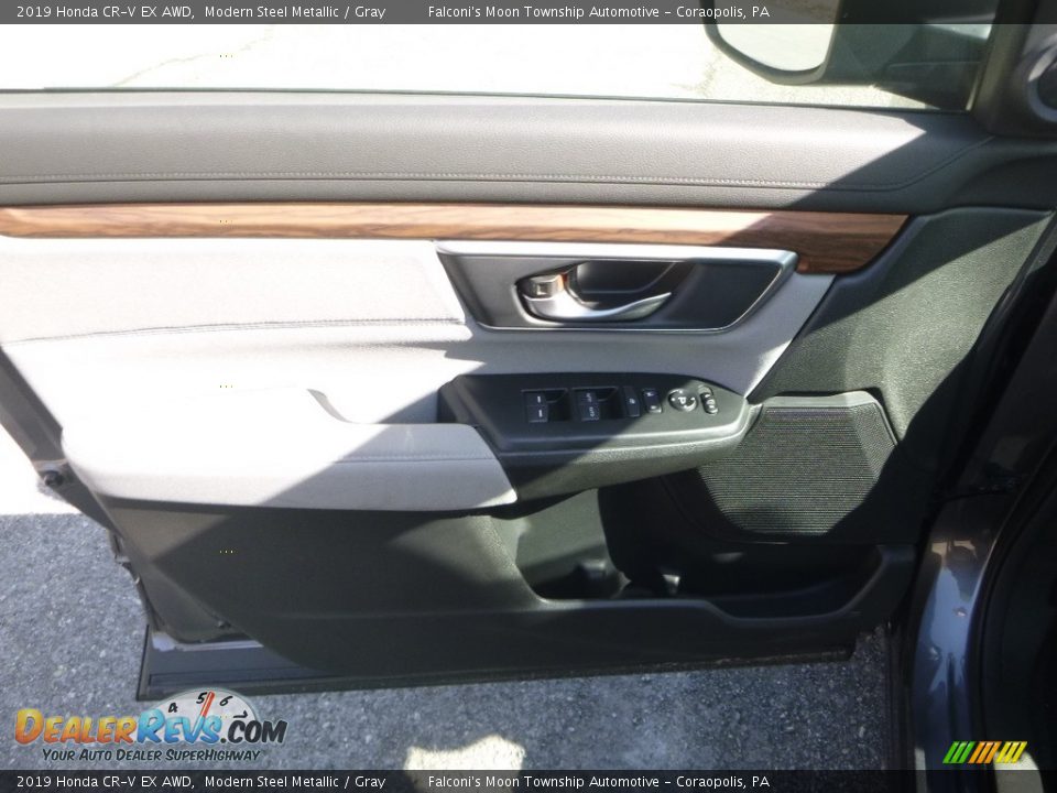 2019 Honda CR-V EX AWD Modern Steel Metallic / Gray Photo #11