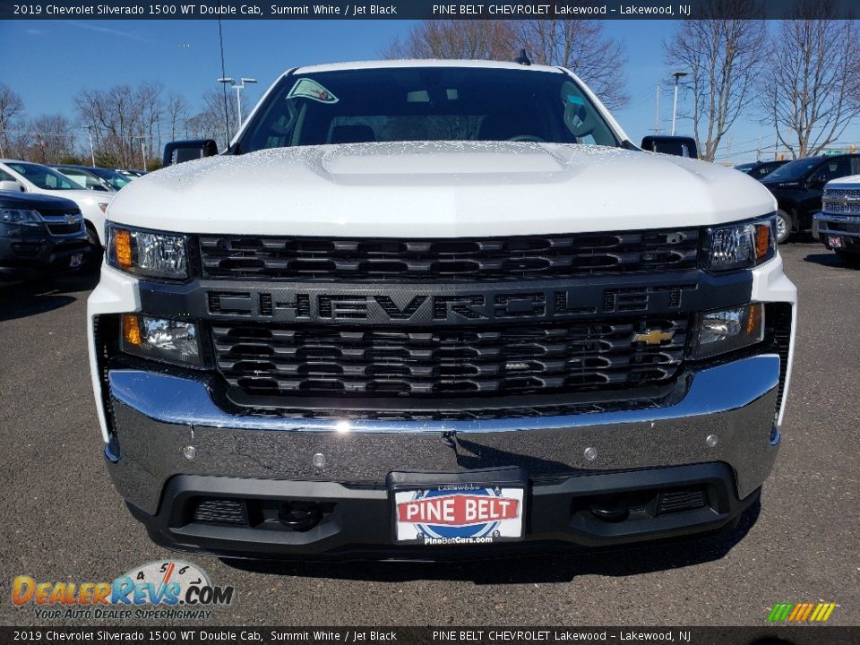 2019 Chevrolet Silverado 1500 WT Double Cab Summit White / Jet Black Photo #2