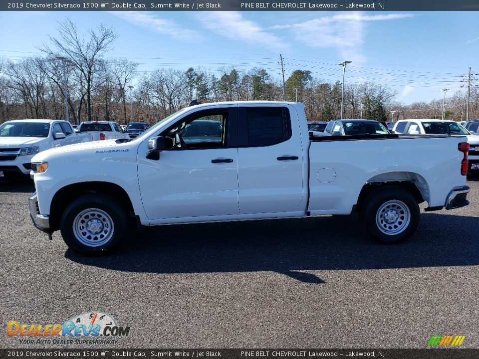 2019 Chevrolet Silverado 1500 WT Double Cab Summit White / Jet Black Photo #3