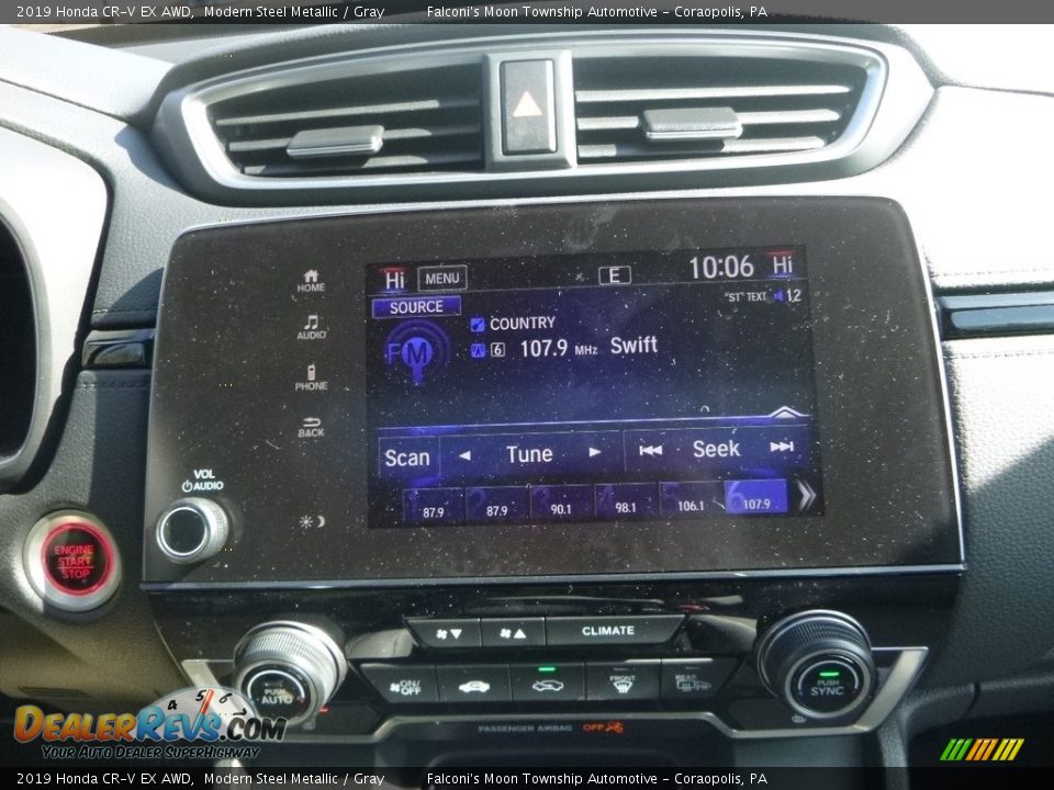 2019 Honda CR-V EX AWD Modern Steel Metallic / Gray Photo #14