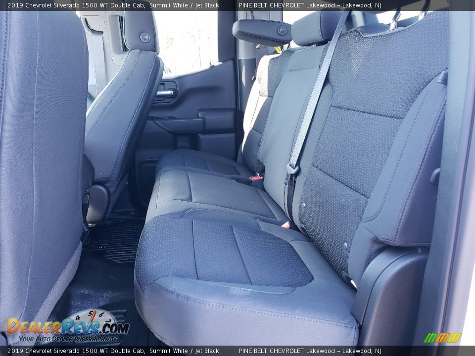 2019 Chevrolet Silverado 1500 WT Double Cab Summit White / Jet Black Photo #6
