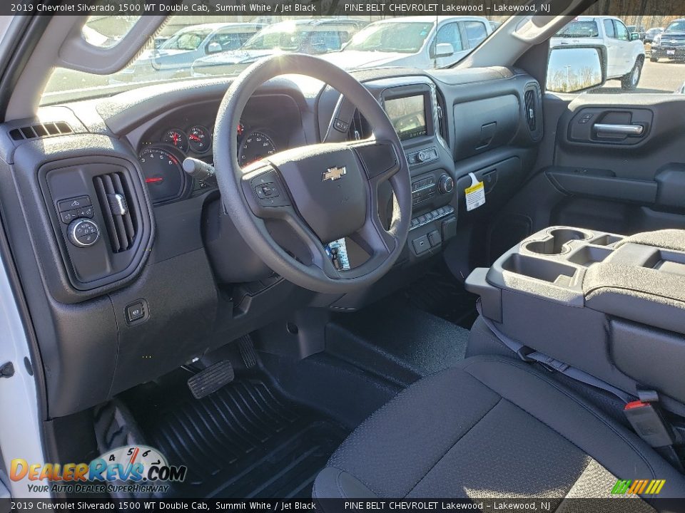 2019 Chevrolet Silverado 1500 WT Double Cab Summit White / Jet Black Photo #7