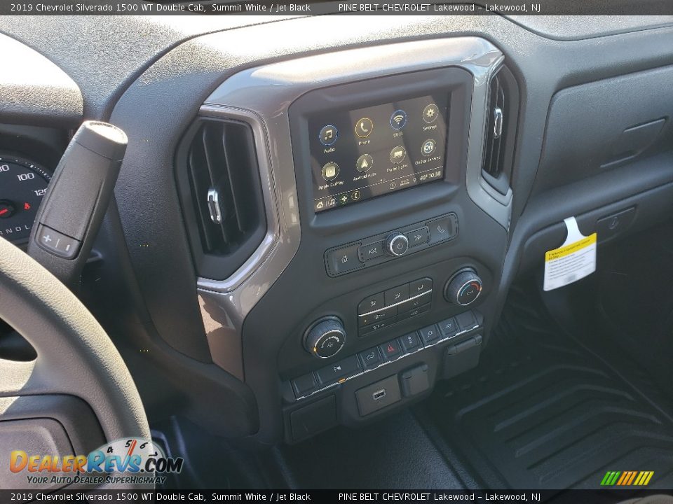 2019 Chevrolet Silverado 1500 WT Double Cab Summit White / Jet Black Photo #10