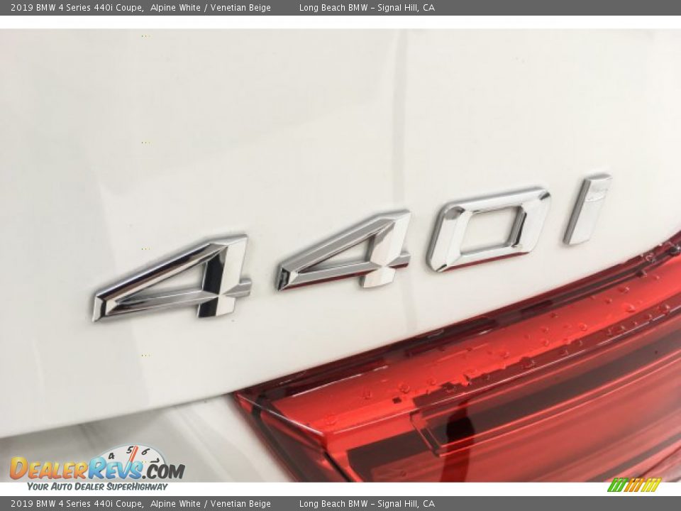 2019 BMW 4 Series 440i Coupe Alpine White / Venetian Beige Photo #7