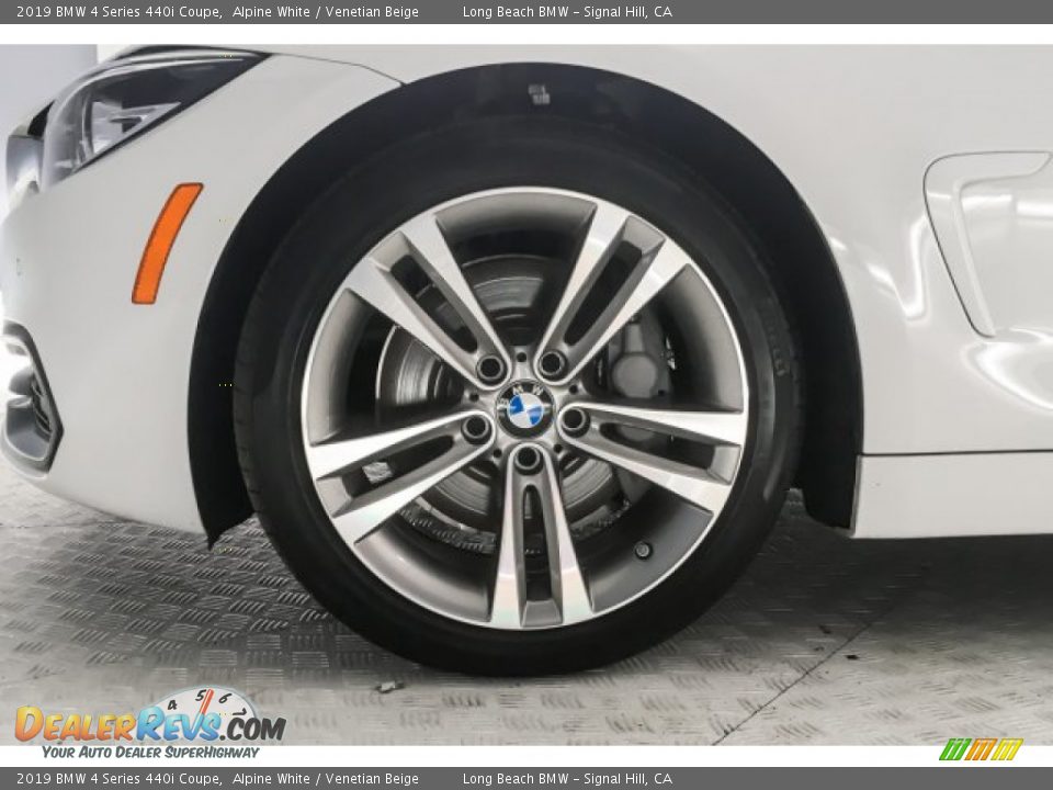 2019 BMW 4 Series 440i Coupe Alpine White / Venetian Beige Photo #8