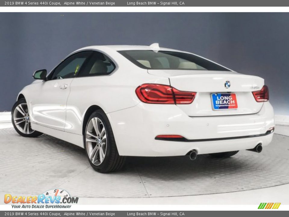 2019 BMW 4 Series 440i Coupe Alpine White / Venetian Beige Photo #10