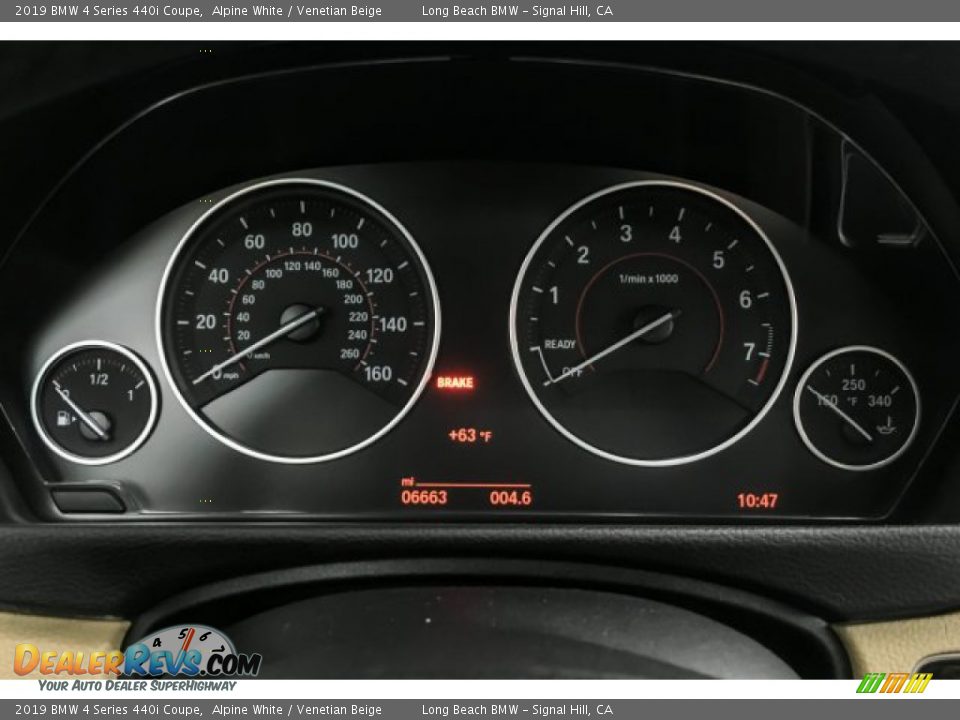 2019 BMW 4 Series 440i Coupe Alpine White / Venetian Beige Photo #18