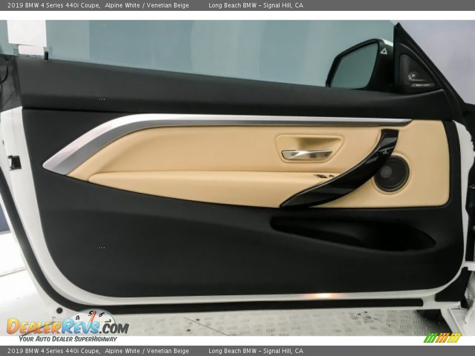 2019 BMW 4 Series 440i Coupe Alpine White / Venetian Beige Photo #24