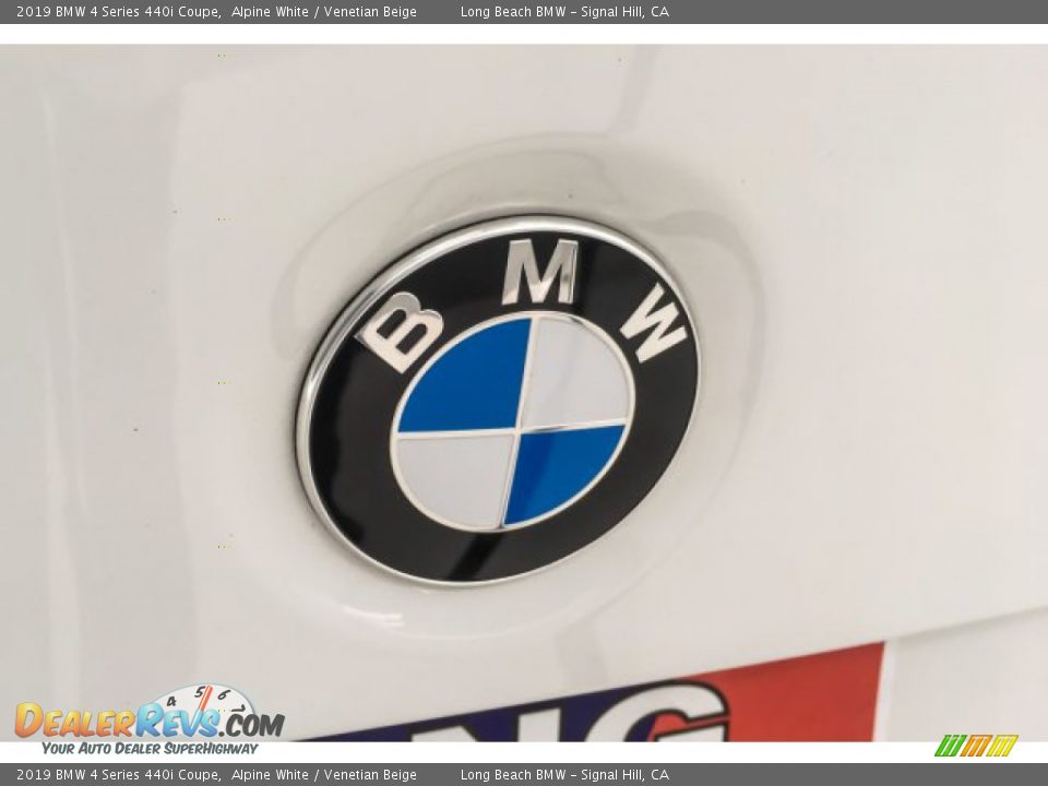 2019 BMW 4 Series 440i Coupe Alpine White / Venetian Beige Photo #26