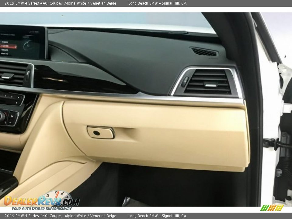 2019 BMW 4 Series 440i Coupe Alpine White / Venetian Beige Photo #27