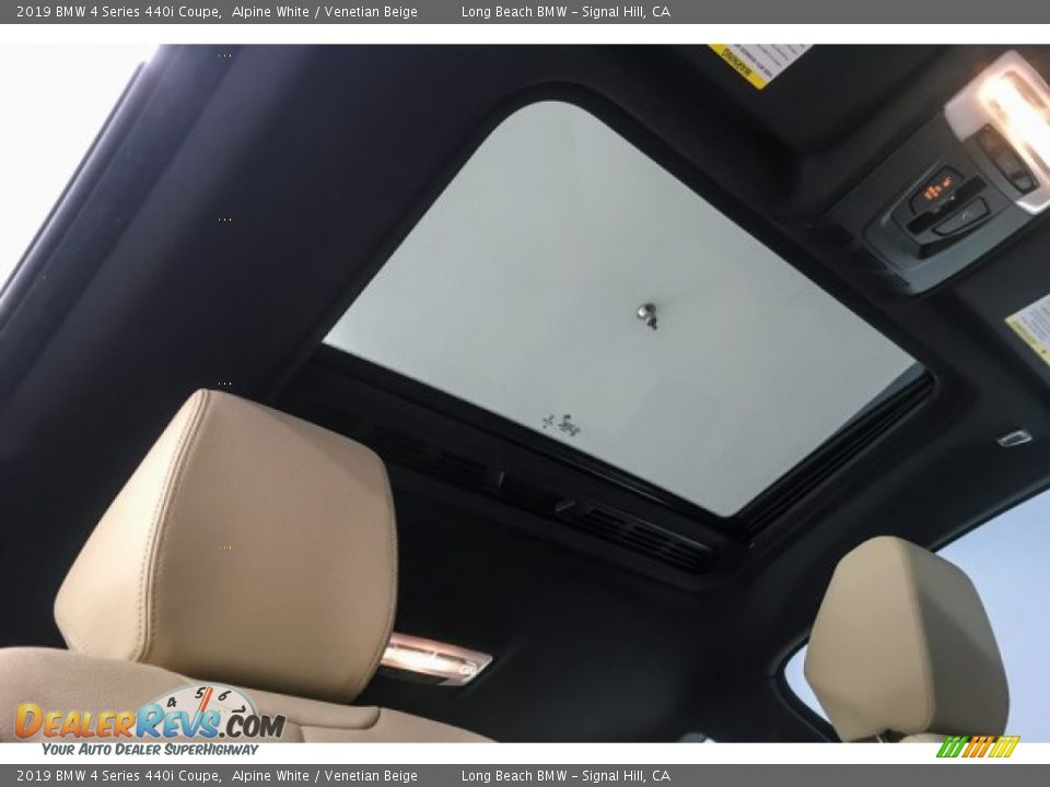 2019 BMW 4 Series 440i Coupe Alpine White / Venetian Beige Photo #28