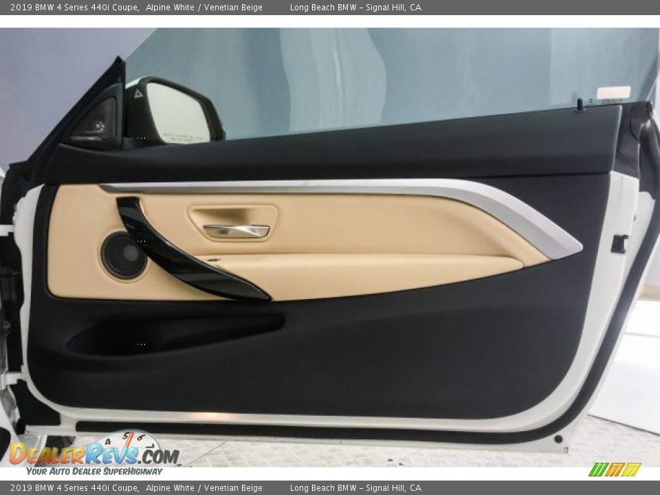 2019 BMW 4 Series 440i Coupe Alpine White / Venetian Beige Photo #29
