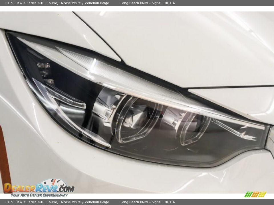 2019 BMW 4 Series 440i Coupe Alpine White / Venetian Beige Photo #31