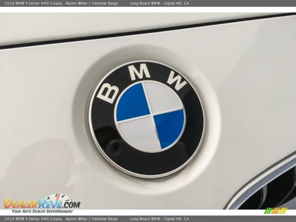 2019 BMW 4 Series 440i Coupe Alpine White / Venetian Beige Photo #32