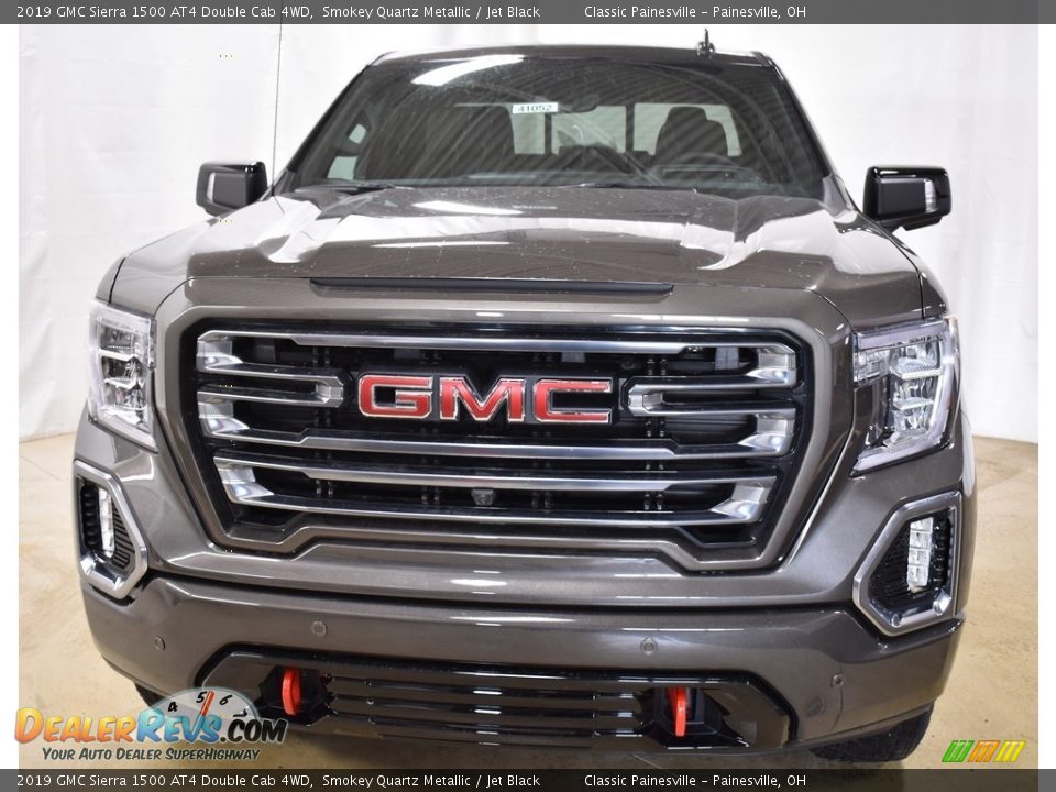 2019 GMC Sierra 1500 AT4 Double Cab 4WD Smokey Quartz Metallic / Jet Black Photo #4