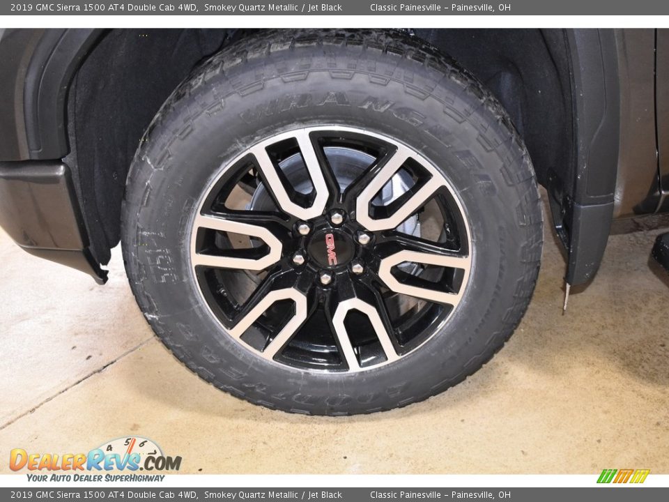 2019 GMC Sierra 1500 AT4 Double Cab 4WD Smokey Quartz Metallic / Jet Black Photo #5