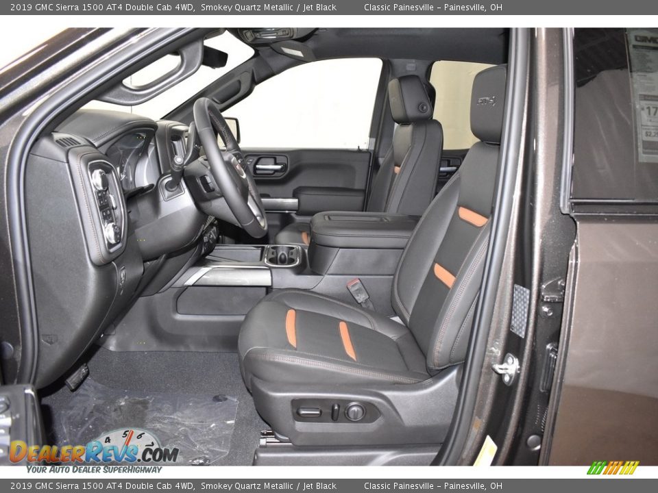 2019 GMC Sierra 1500 AT4 Double Cab 4WD Smokey Quartz Metallic / Jet Black Photo #6