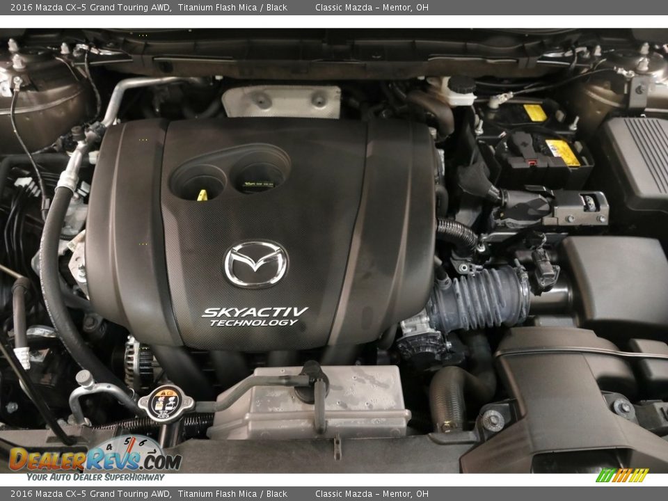 2016 Mazda CX-5 Grand Touring AWD Titanium Flash Mica / Black Photo #21