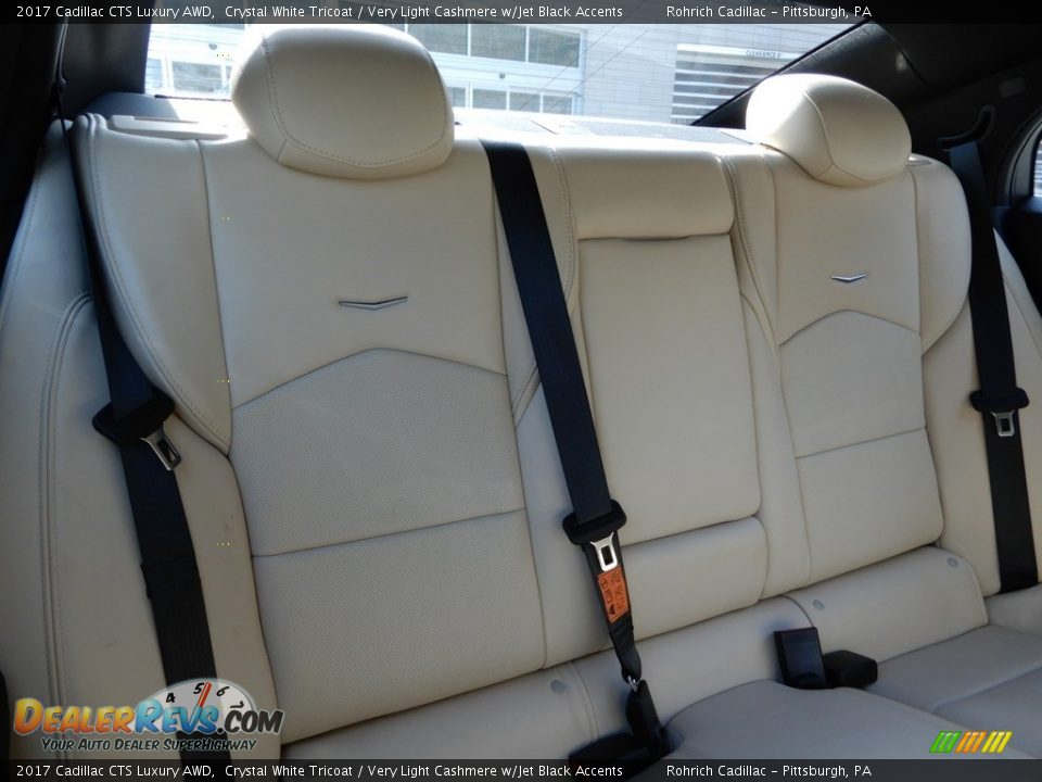 2017 Cadillac CTS Luxury AWD Crystal White Tricoat / Very Light Cashmere w/Jet Black Accents Photo #20