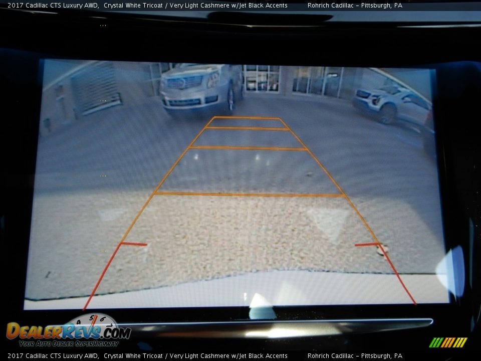 2017 Cadillac CTS Luxury AWD Crystal White Tricoat / Very Light Cashmere w/Jet Black Accents Photo #25