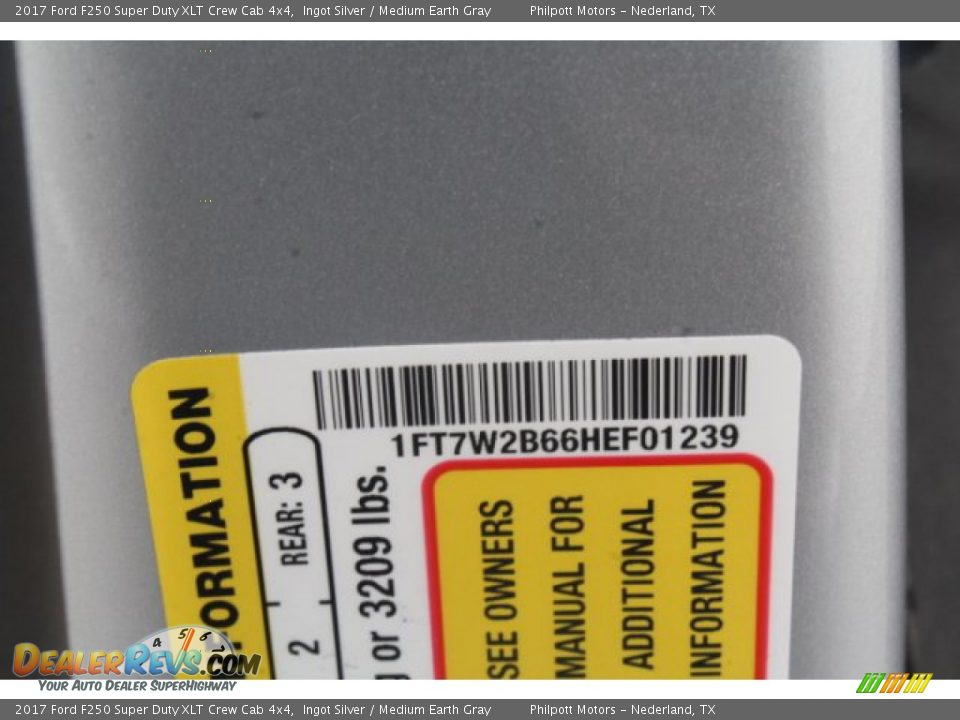 2017 Ford F250 Super Duty XLT Crew Cab 4x4 Ingot Silver / Medium Earth Gray Photo #27
