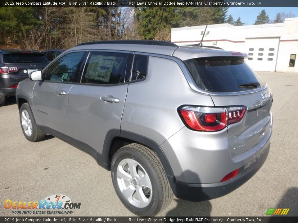 2019 Jeep Compass Latitude 4x4 Billet Silver Metallic / Black Photo #4