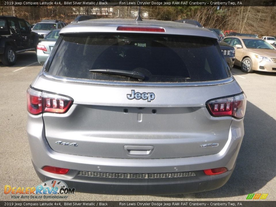 2019 Jeep Compass Latitude 4x4 Billet Silver Metallic / Black Photo #5