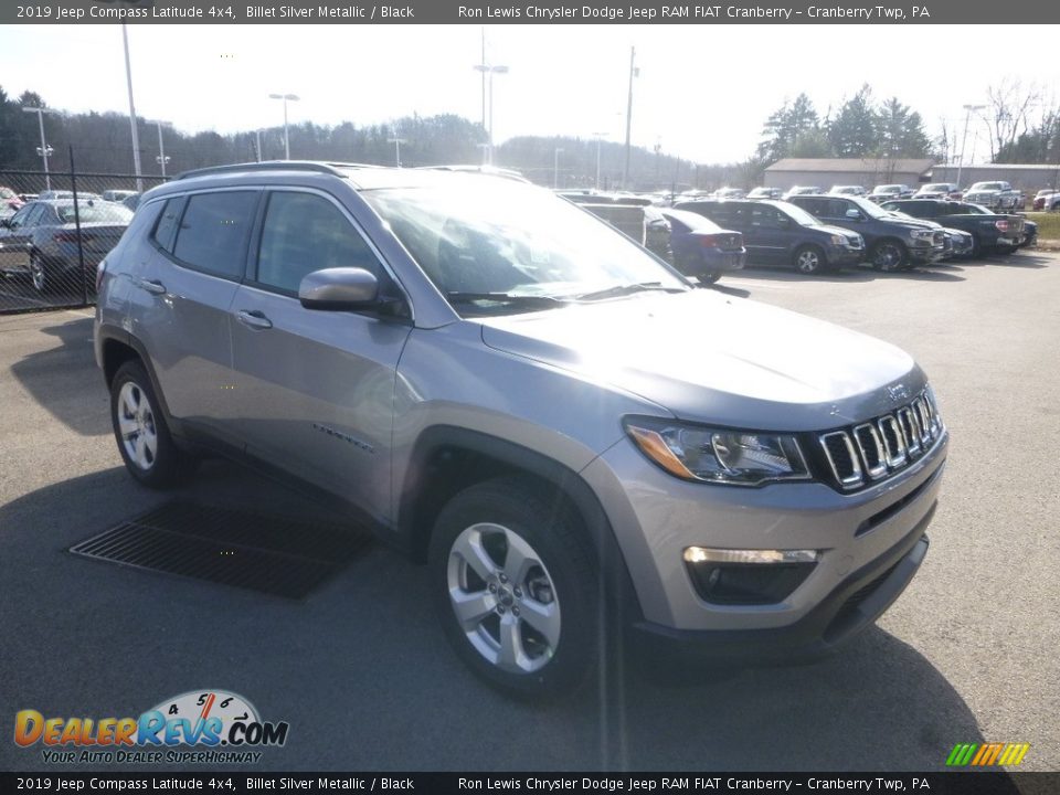 2019 Jeep Compass Latitude 4x4 Billet Silver Metallic / Black Photo #8