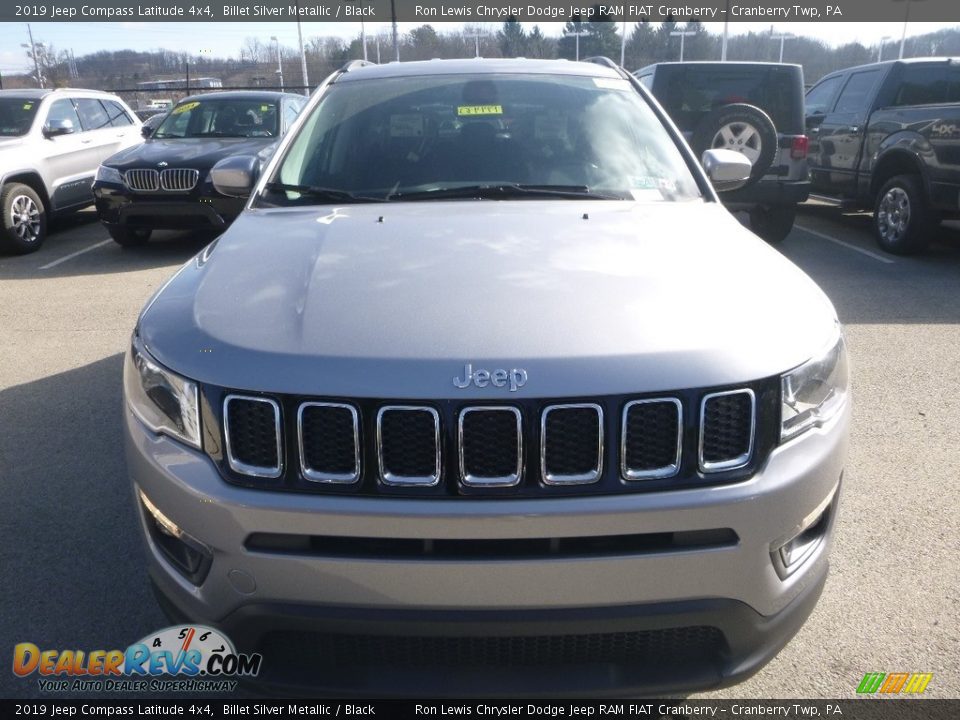 2019 Jeep Compass Latitude 4x4 Billet Silver Metallic / Black Photo #9