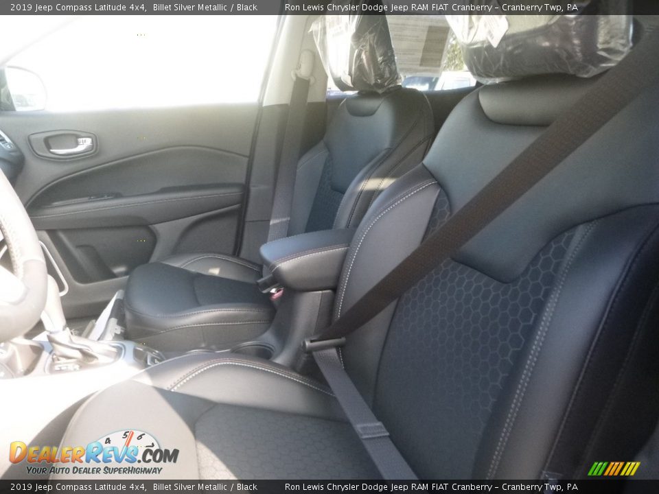 2019 Jeep Compass Latitude 4x4 Billet Silver Metallic / Black Photo #14