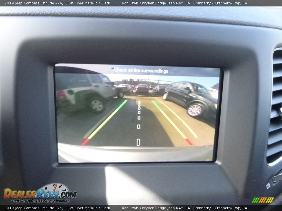 2019 Jeep Compass Latitude 4x4 Billet Silver Metallic / Black Photo #15