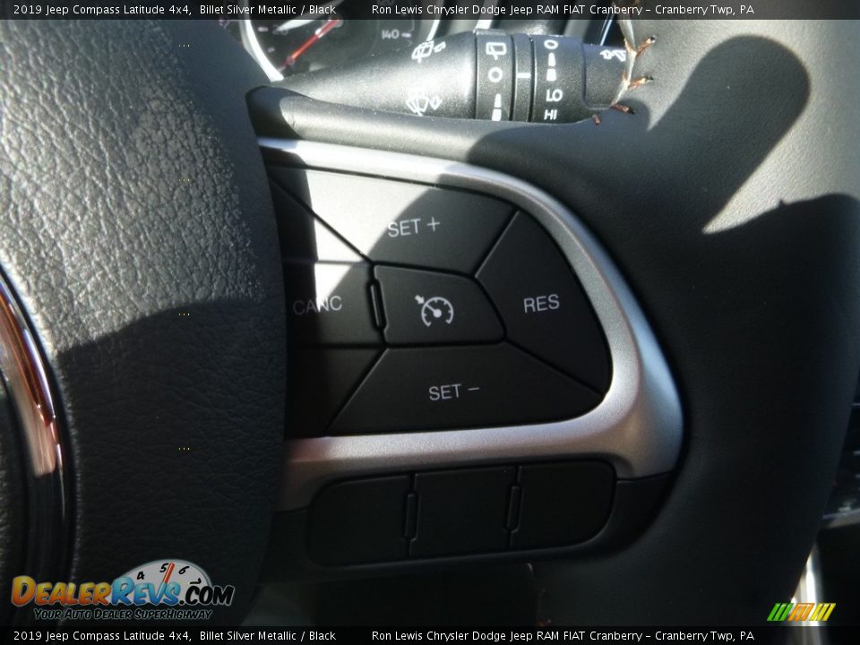2019 Jeep Compass Latitude 4x4 Billet Silver Metallic / Black Photo #16