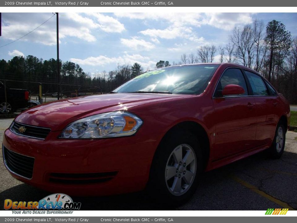 2009 Chevrolet Impala LT Victory Red / Gray Photo #2