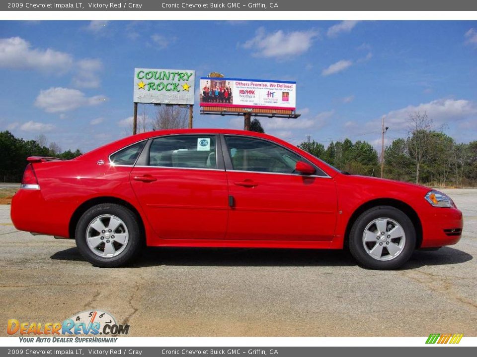 2009 Chevrolet Impala LT Victory Red / Gray Photo #5
