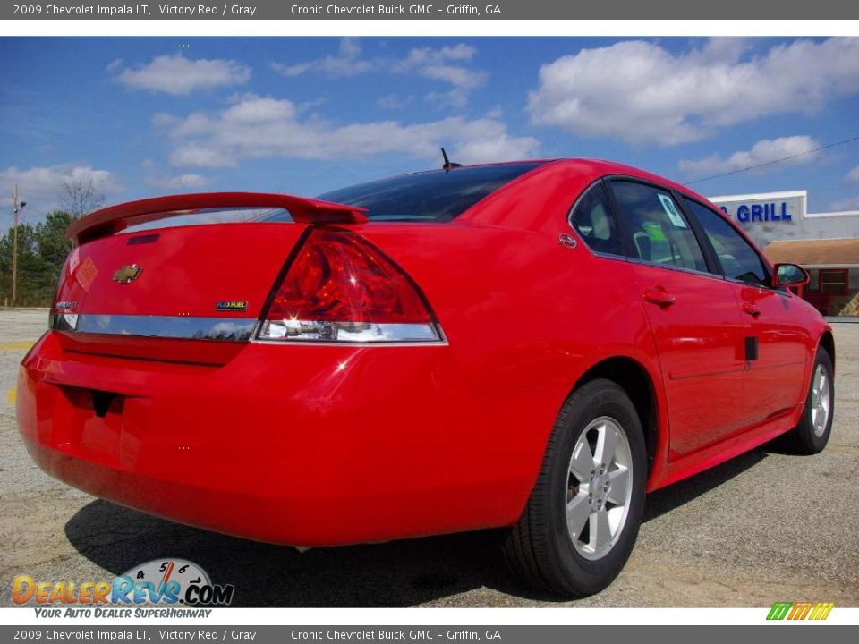 2009 Chevrolet Impala LT Victory Red / Gray Photo #6