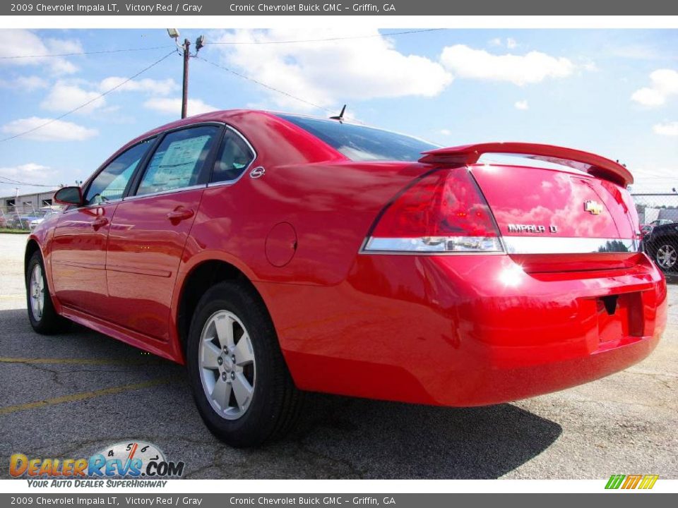 2009 Chevrolet Impala LT Victory Red / Gray Photo #8