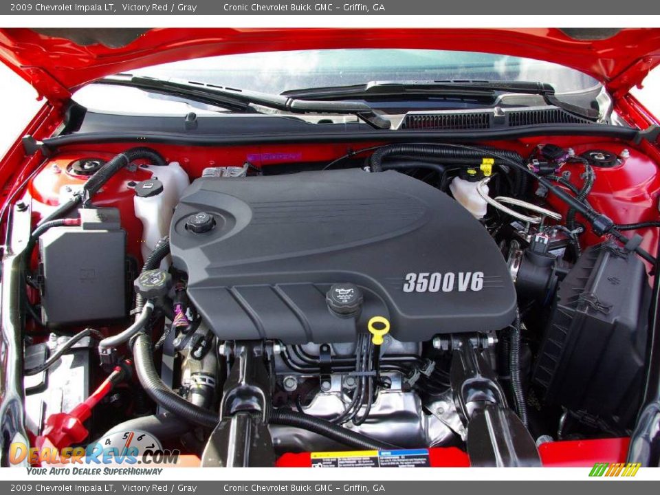 2009 Chevrolet Impala LT Victory Red / Gray Photo #10