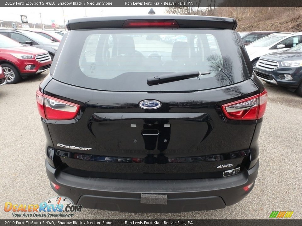 2019 Ford EcoSport S 4WD Shadow Black / Medium Stone Photo #5